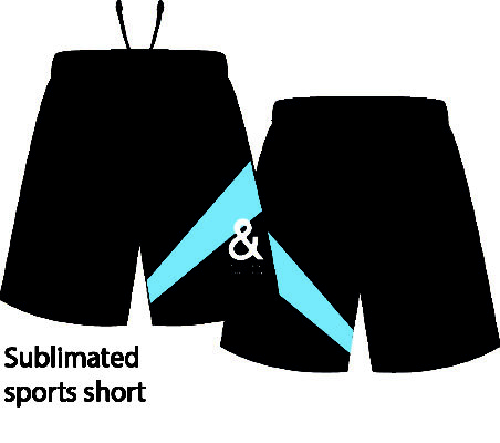 KNTC Kids School Uniforms Sublimated Sport shorts